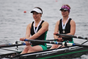 Liz and Andi, Silver medalists at A 2x-
